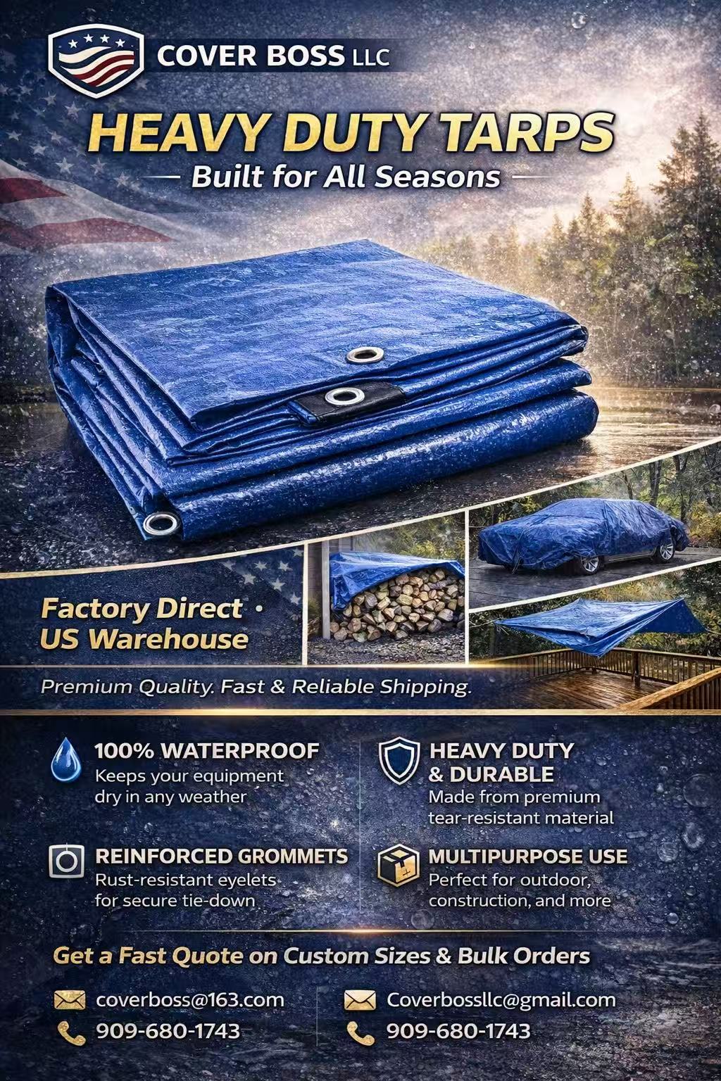 A-LION Heavy Duty Tarps – Built for All Seasons