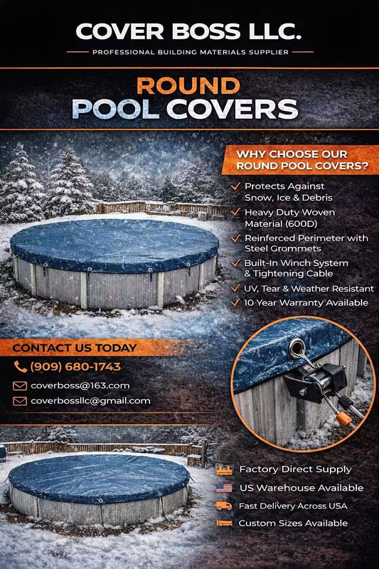 Round Pool Covers - COVER BOSS LLC